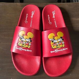 Disney 50th Anniversary Coach Slides Women Size 11